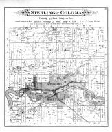 Sterling & Coloma Township, Rock Falls, Rock River, Whiteside County 1893